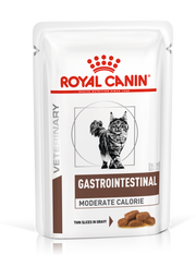 Влажный корм для взрослых кошек с избыточным весом и нарушениями пищеварения Royal Canin Gastrointestina Moderate Calorie, 85 г