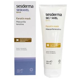 Відновлювальна маска для волосся Sesderma Seskavel Repair Keratin з кератином, 200 мл