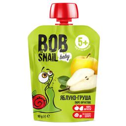 Пюре фруктове Bob Snail Яблуко-Груша, пастеризоване, 90 г