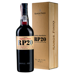 Вино Ramos Pinto Tawny 20 Year Old Porto Quinta Bom Retiro, червоне, солодке, подарункова упаковка, 19,5%, 0,75 л