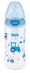 Пляшечка для годування NUK First Choice Plus Трактор, з силіконовою соскою, р.1, 300 мл (3952364)
