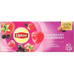 Чай фруктовий Lipton Raspberry&Elderberry, 32 г (20 шт. х 1.6 г) (917444)