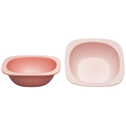 Глубокая тарелка Nip Зеленая серия, 2 шт., розовый (37065)