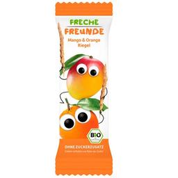 Органический фруктово-злаковый батончик Freche Freunde Манго-Апельсин, 23 г (4347)