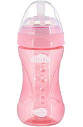 Бутылочка для кормления Nuvita Mimic Cool, антиколиковая, 250 мл, розовый (NV6032PINK)
