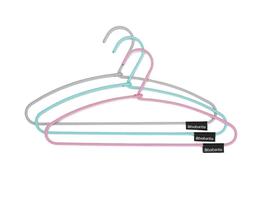 Набор плечиков для одежды Brabantia Soft Touch, 3 шт., разноцвет (105548)