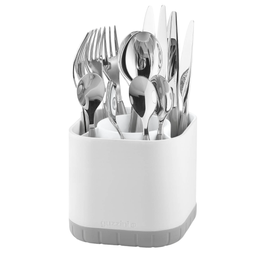 Сушилка для столовых приборов Guzzini Kitchen Active Design, 13х13х12,4 см, серый с белым (29010033)