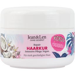 Восстанавливающее средство для волос Jean & Len Repair Haarkur Кокосовое масло Макадамия 250 мл