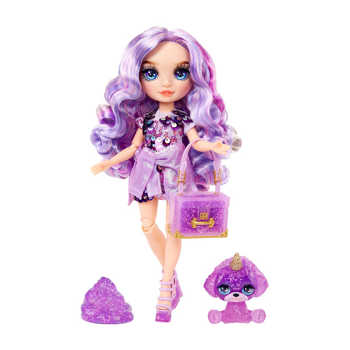Кукла Rainbow High Classic Violet Willow с аксессуарами и слаймом 28 см (120223) - фото 3