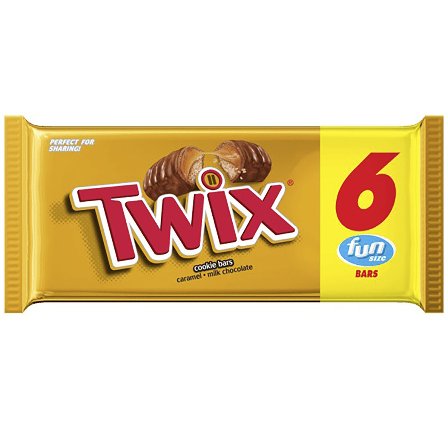 Батончики Twix Caramel Fun Size Candy Bars 6 шт. x 93 г - фото 1