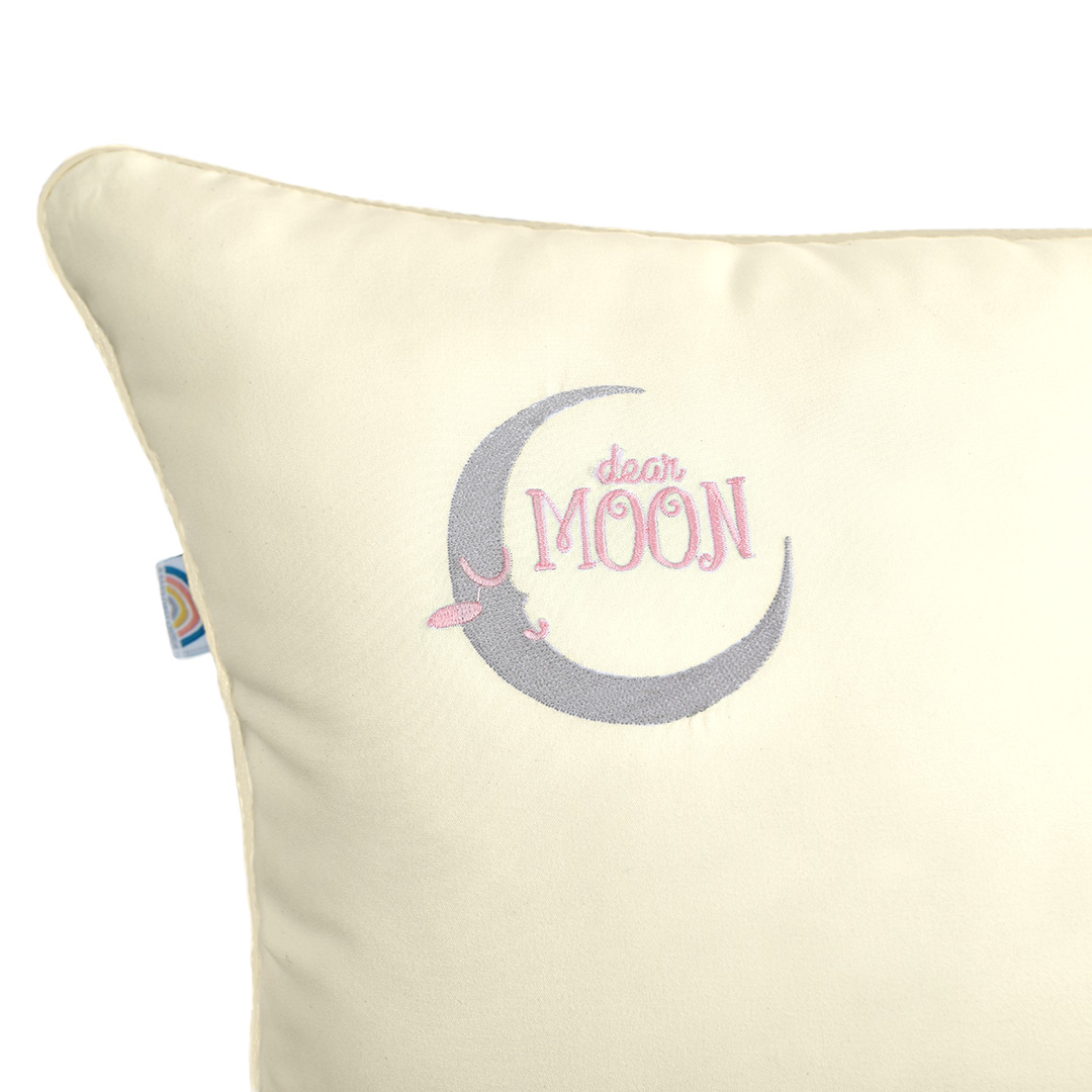 Подушка дитяча Papaella Sweet Moon, 60х40 см, молочний (8-32884) - фото 4