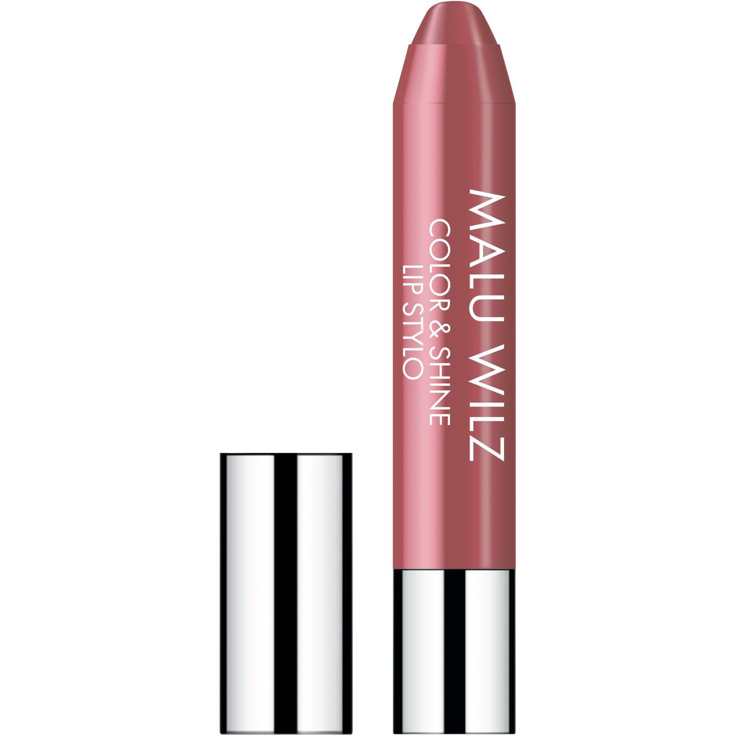 Увлажняющая губная помада Malu Wilz Color&Shine Lip Stylo, тон 40 (розово-коричневый), 11 г - фото 1