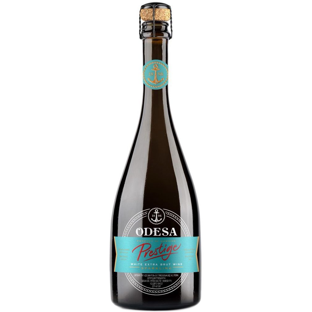 Игристое вино Odessa Prestige белое экстра-брют 0.75 л - фото 1