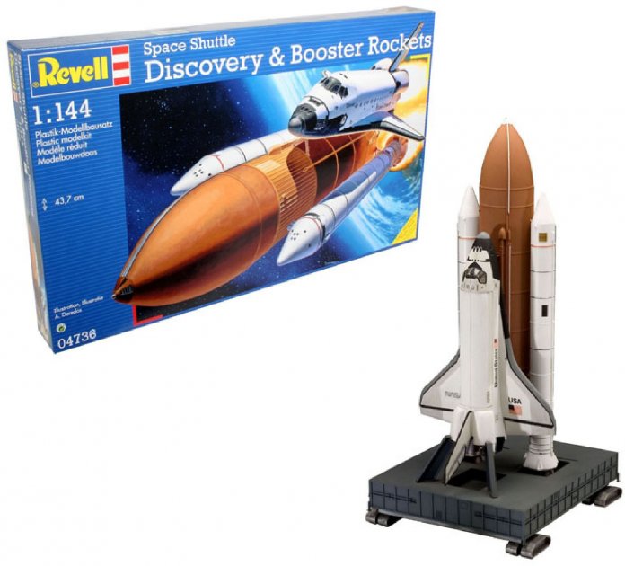 Збірна модель Revell Космічний шатл Discovery, рівень 4, масштаб 1:144, 97 деталей (RVL-04736) - фото 4