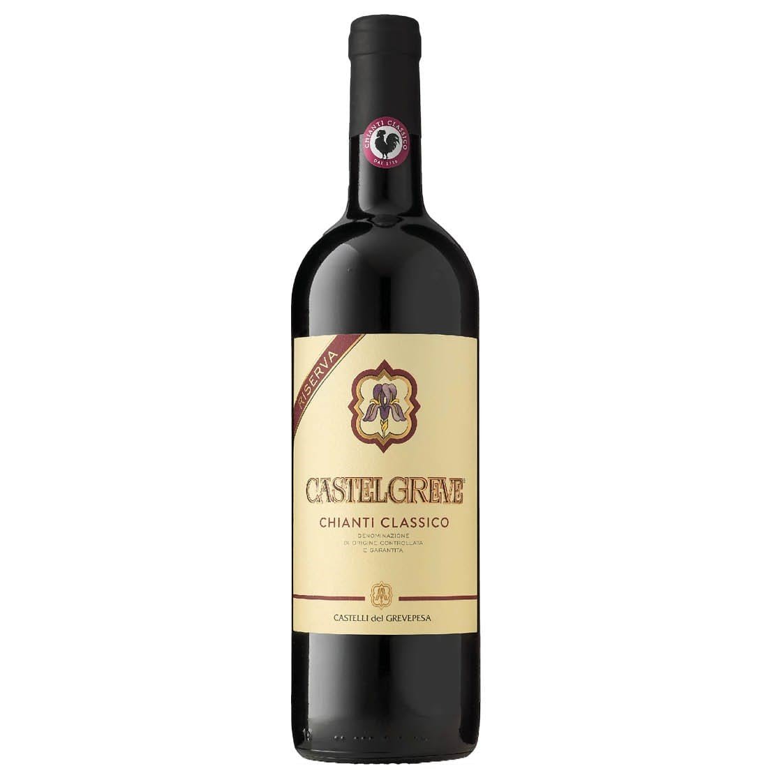 Вино Castelli del Grevepesa Chianti Classico Castelgreve Riserva, 13,5%, 0,75 л - фото 1