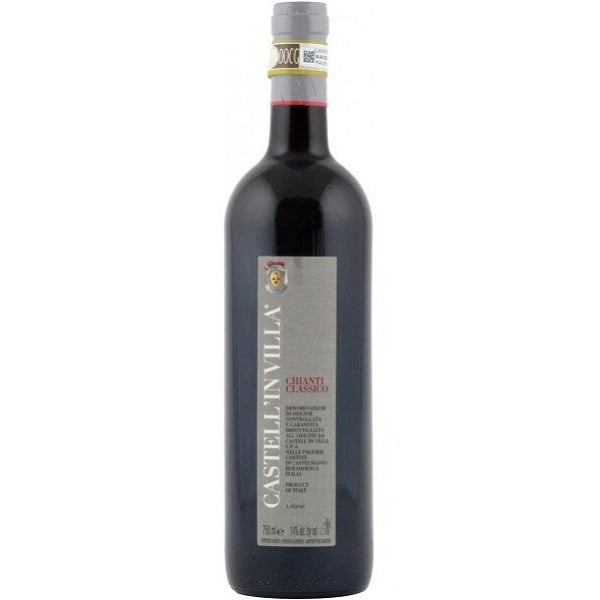Вино Castell’in Villa Вино Chianti Classico, червоне, сухе, 13,5%, 0,75 л - фото 1