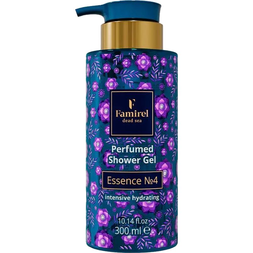 Парфумований гель для душу Famirel Intensive Hydrating Essence №4, 300 мл - фото 1