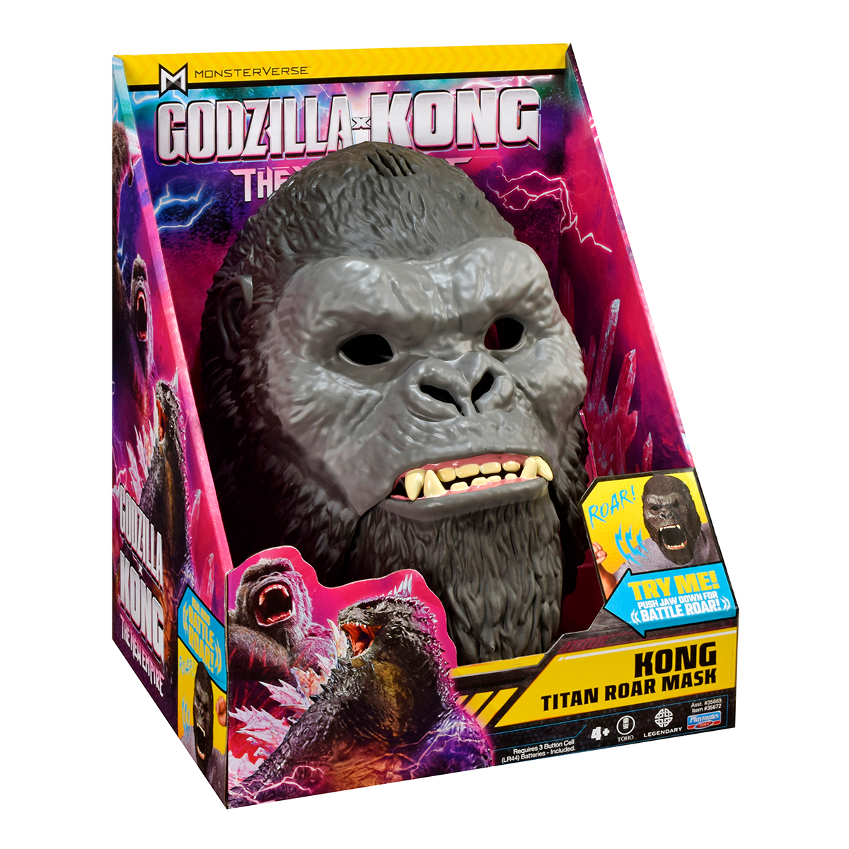 Інтерактивна іграшка Godzilla vs. Kong Маска Конга зі звуком - фото 5