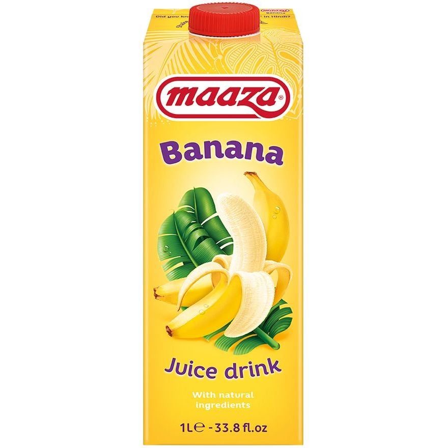 Напій соковий Maaza Банан негазований 1 л (896942) - фото 1
