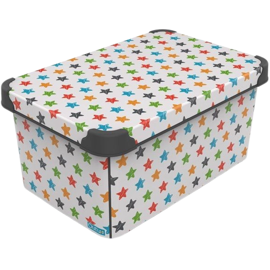 Коробка Qutu Style Box Colored stars, 10 л (STYLE BOX с/к COLORED STARS 10л.) - фото 1