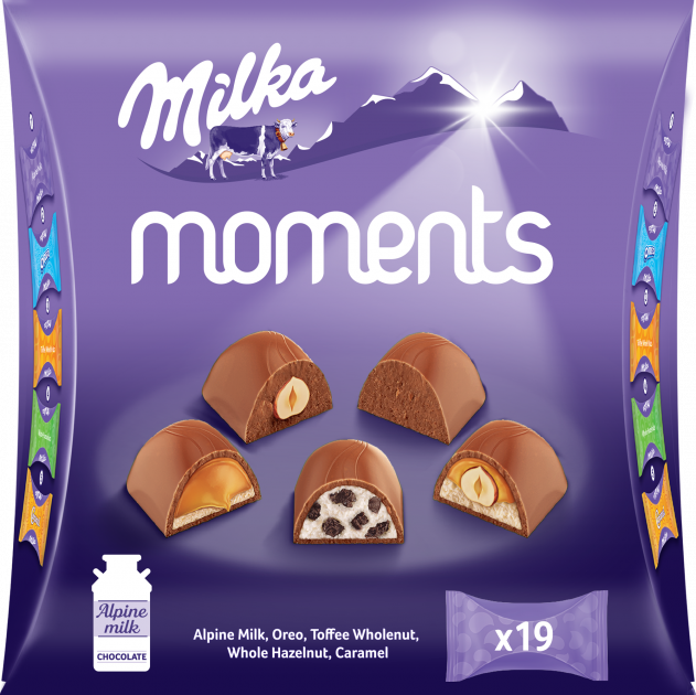 Набір цукерок Milka Moments у молочному шоколаді, 169 г (891706) - фото 1