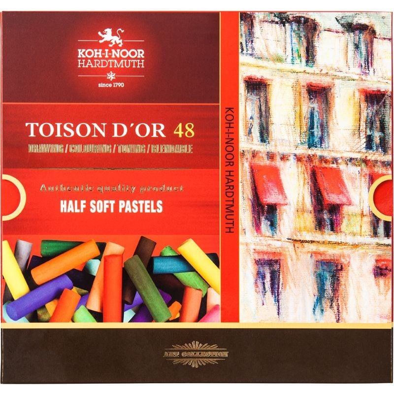Крейда-пастель Koh-i-Noor Toison Dor 12 кольорів (8512) - фото 2