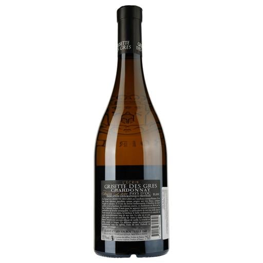 Вино Grisette Des Gres L'Ecrin Chardonnay Blanc IGP Pays D'Oc, белое, сухое, 0,75 л - фото 2
