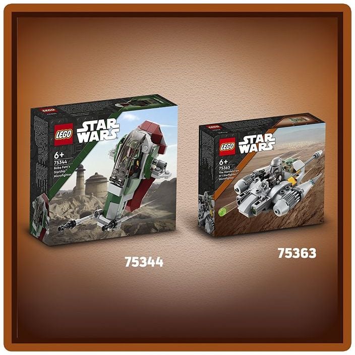 Конструктор LEGO Star Wars Мікрофайтер Винищувача Мандалорця N-1, 88 деталей (75363) - фото 7