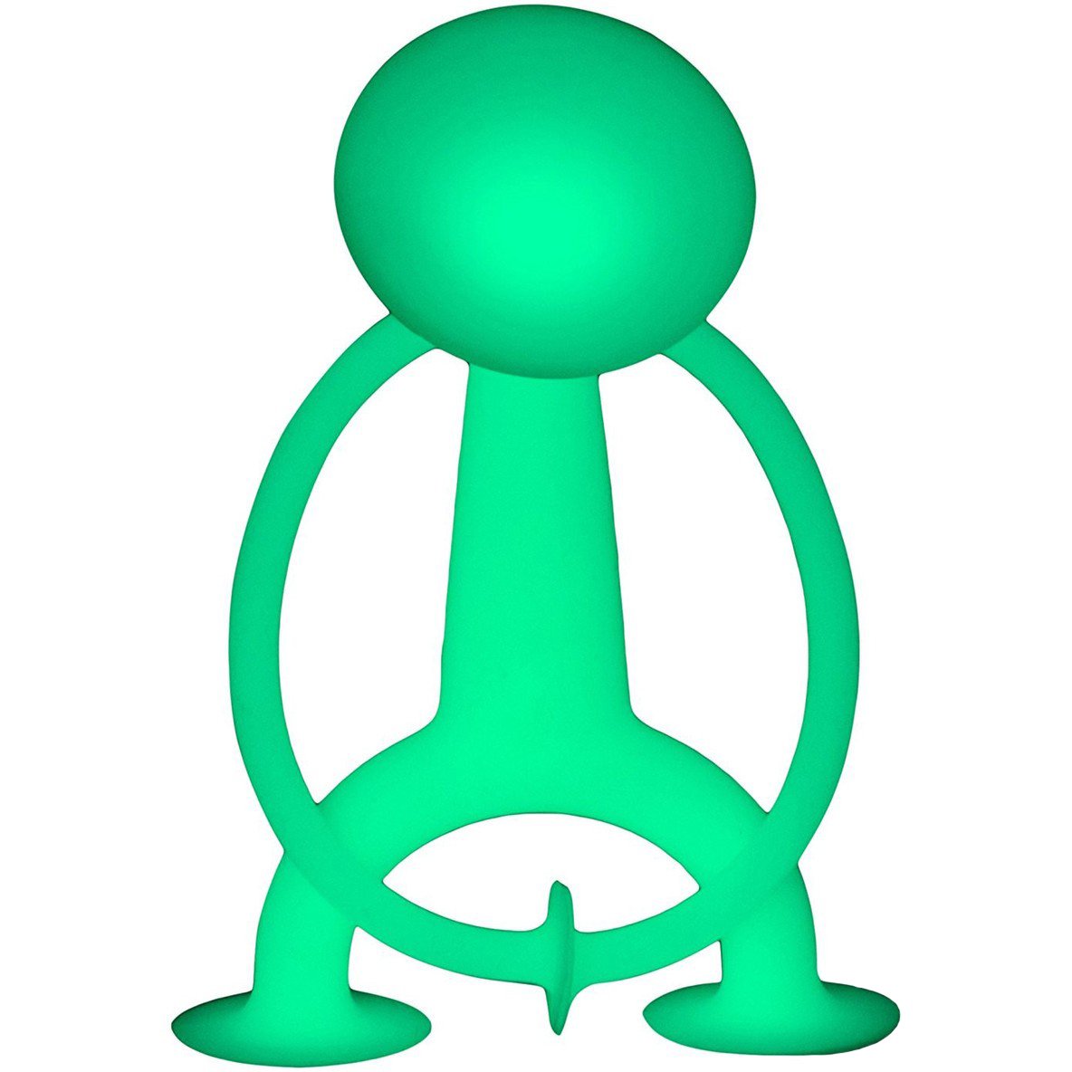Игрушка-антистресс Moluk Уги взрослый Glow, 13 см, флуоресцентная, зеленая (43110) - фото 1