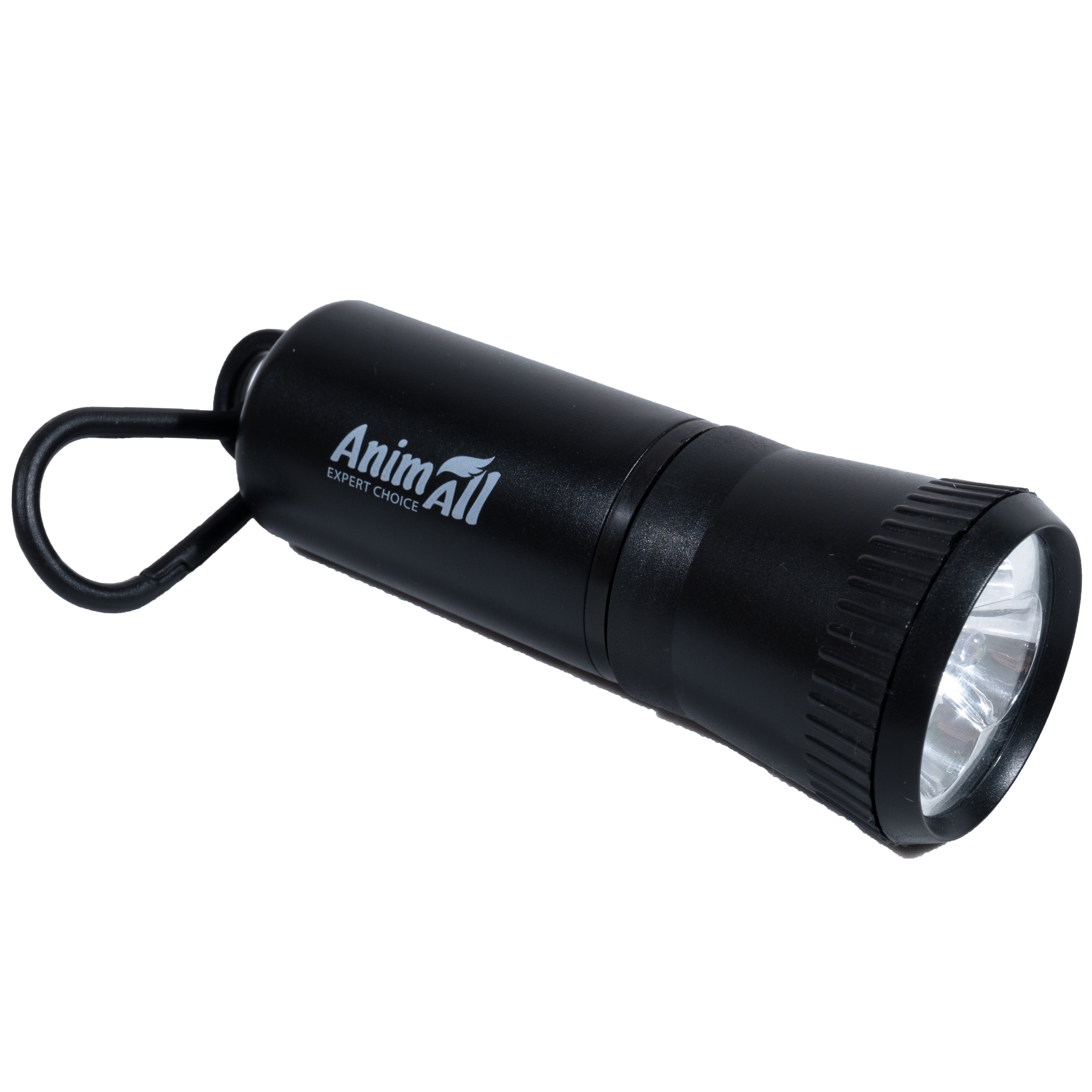 Диспенсер-ліхтарик AnimAll зі змінними пакетами 3 рулона по 15 шт. чорний - фото 1