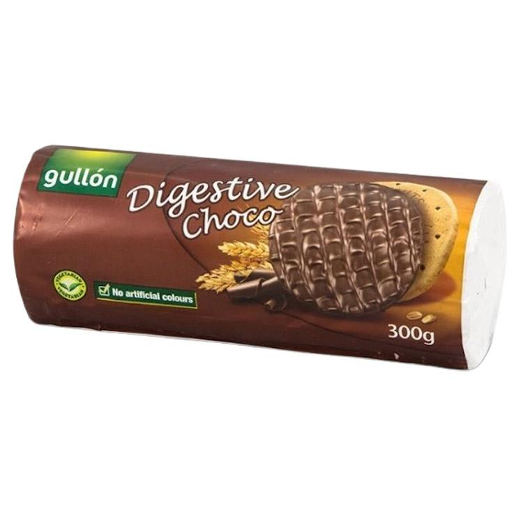Печиво Gullon Digestive з шоколадом 300 г - фото 1