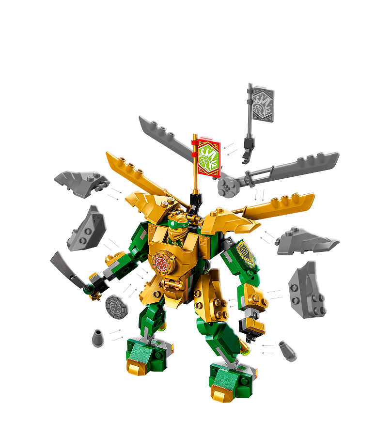 Конструктор LEGO Ninjago Битва роботів Ллойда EVO, 223 деталі (71781) - фото 5