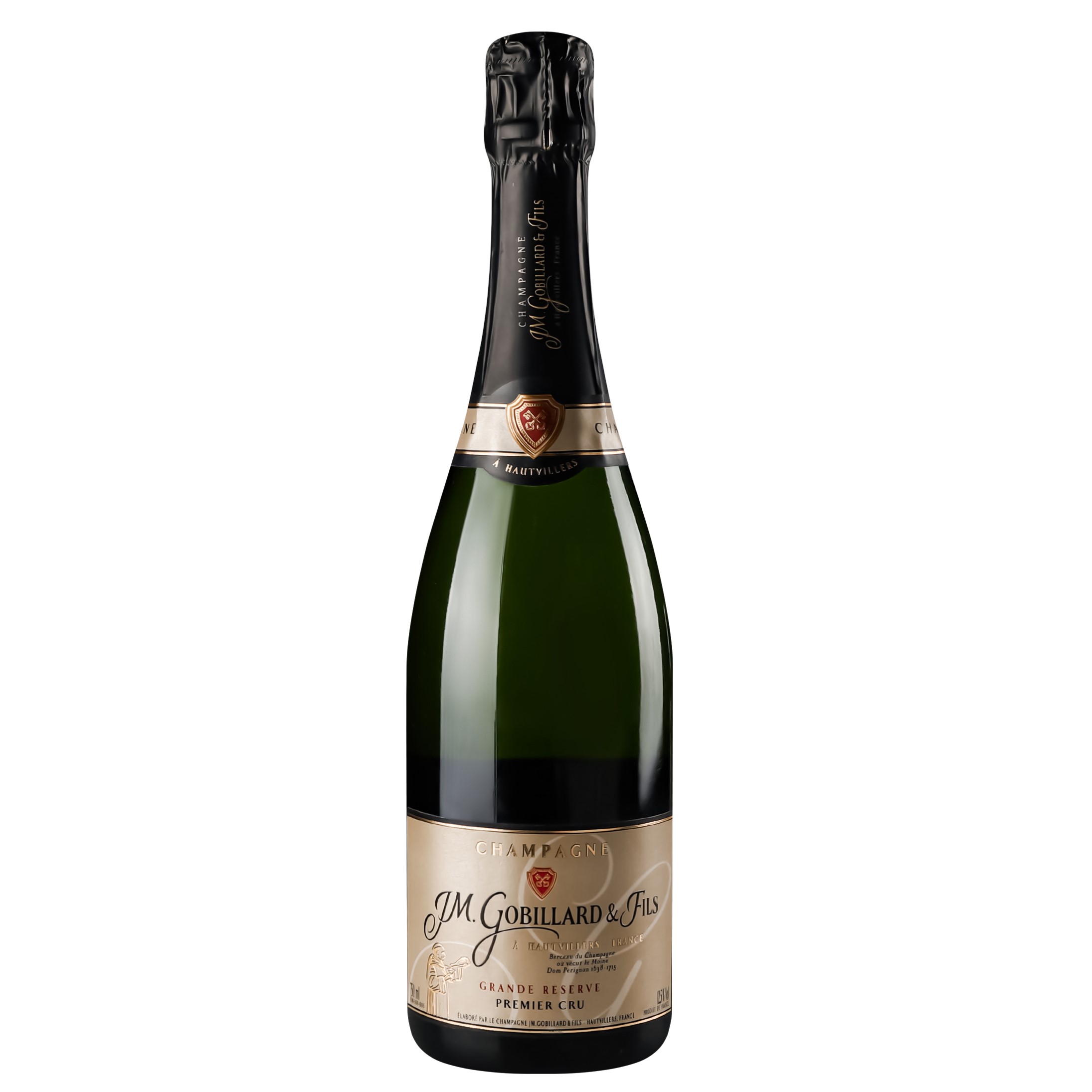 Шампанське JM Gobillard&Fils Brut grande rеserve Premier Cru, 12,5%, 0,75 л (831159) - фото 1