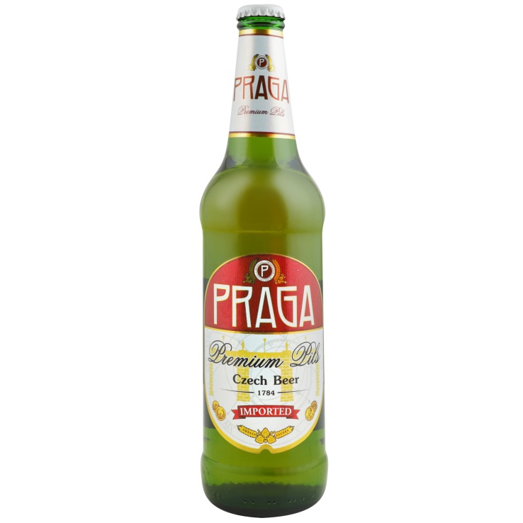 Пиво Praga Premium Pils, светлое, 4,7%, 0,5 л (529783) - фото 1