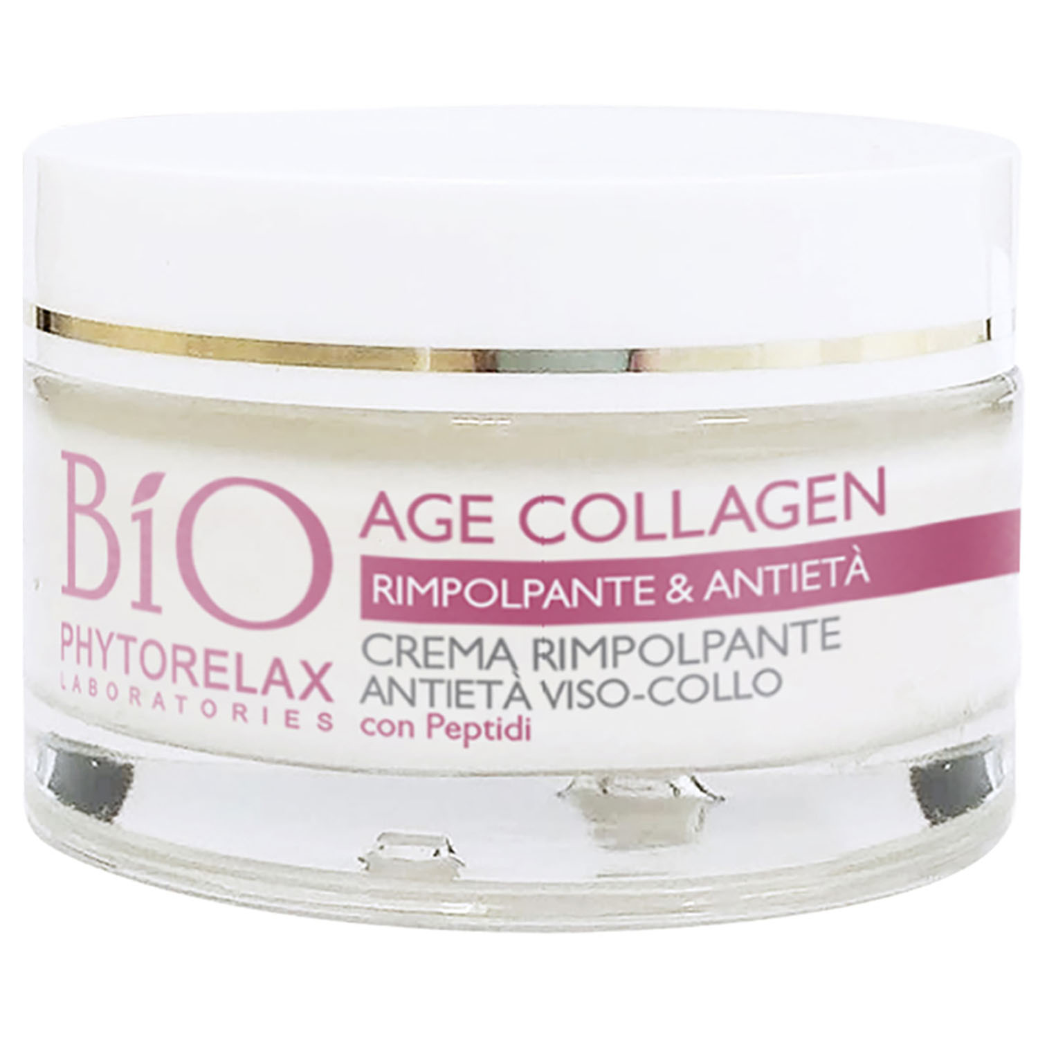 Крем Phytorelax Laboratories Bio Age Collagen Anti-Age Plumping Cream для обличчя та шиї антивіковий 50 мл - фото 1