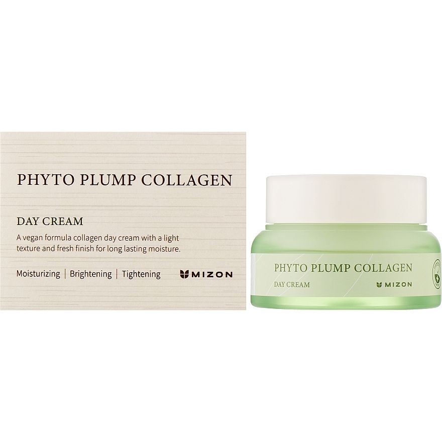 Денний крем для обличчя Mizon Phyto Plump Collagen Day Cream з фітоколагеном, 50 мл - фото 2