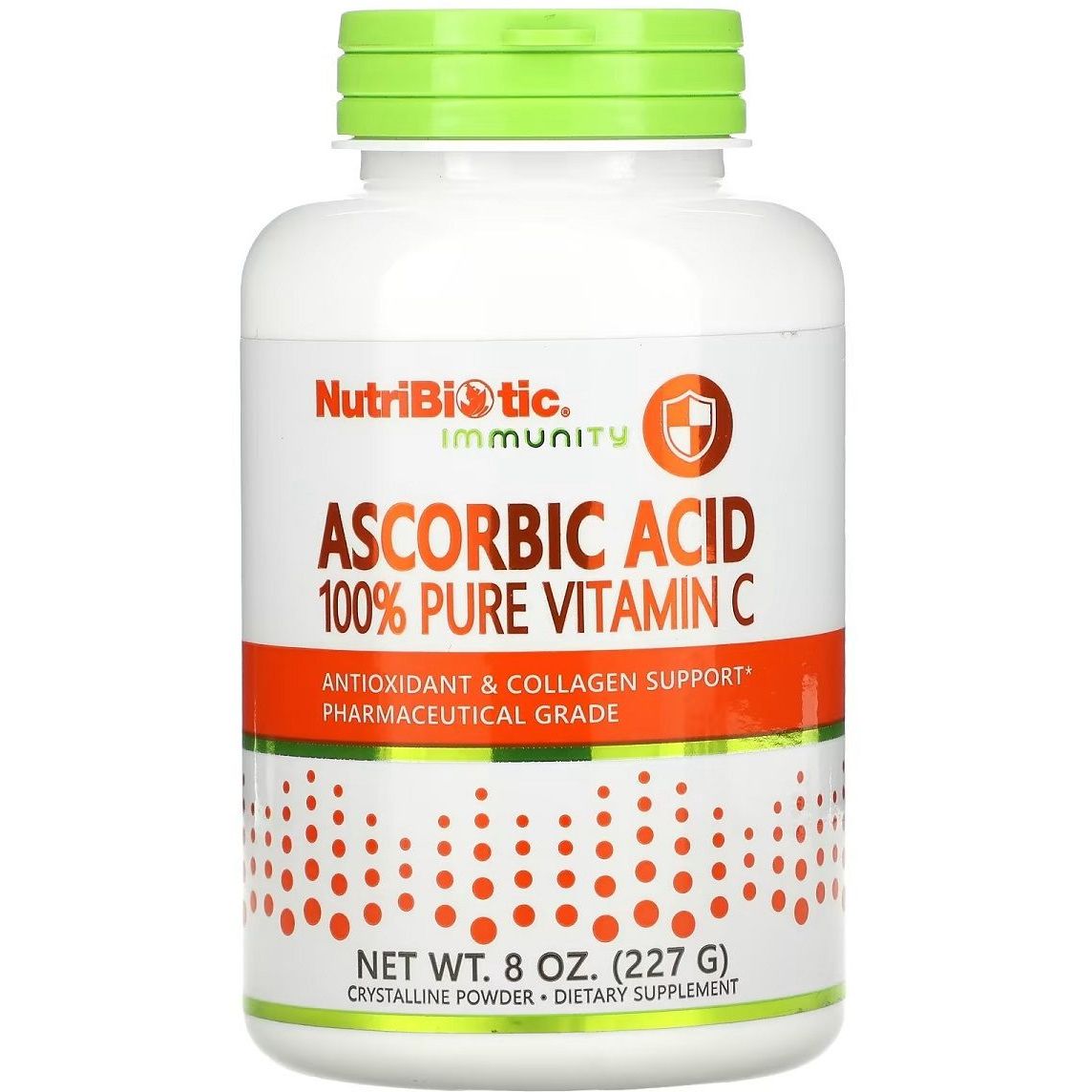 Аскорбиновая кислота NutriBiotic Ascorbic Acid 100% Pure Vitamin C 227 г - фото 1