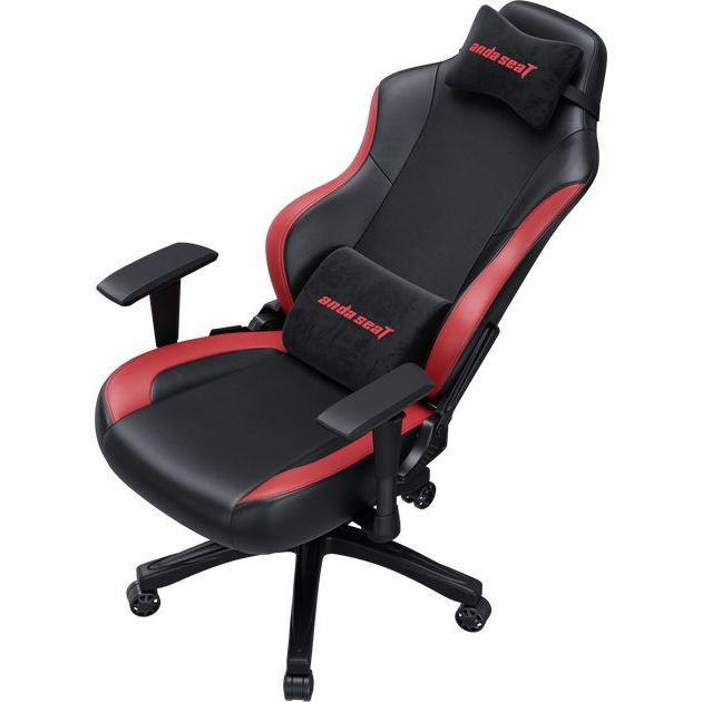 Крісло ігрове Anda Seat Luna Color Size L Black/Red PVC - фото 3