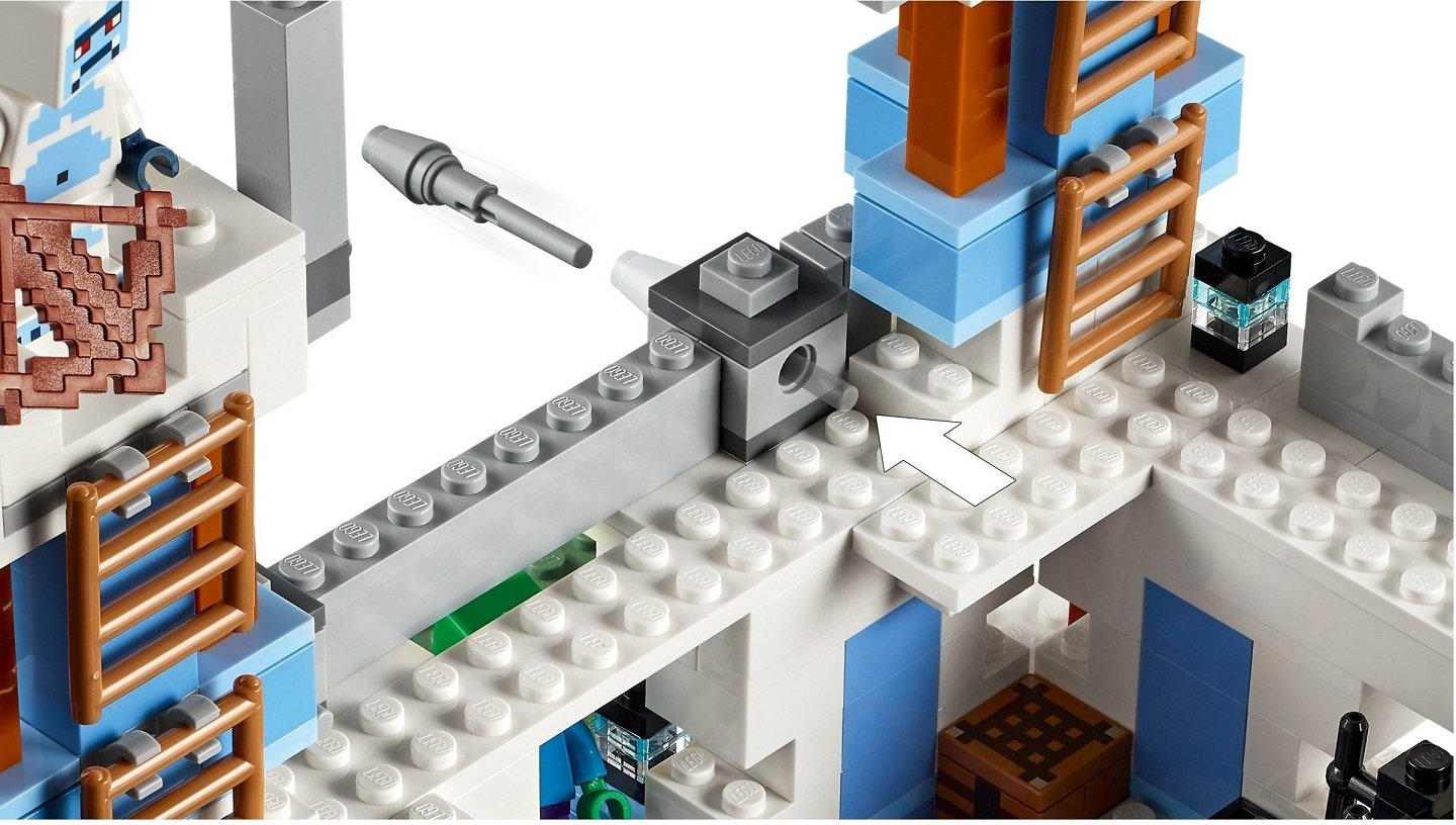 Конструктор LEGO Minecraft Крижаний замок, 499 деталі (21186) - фото 7