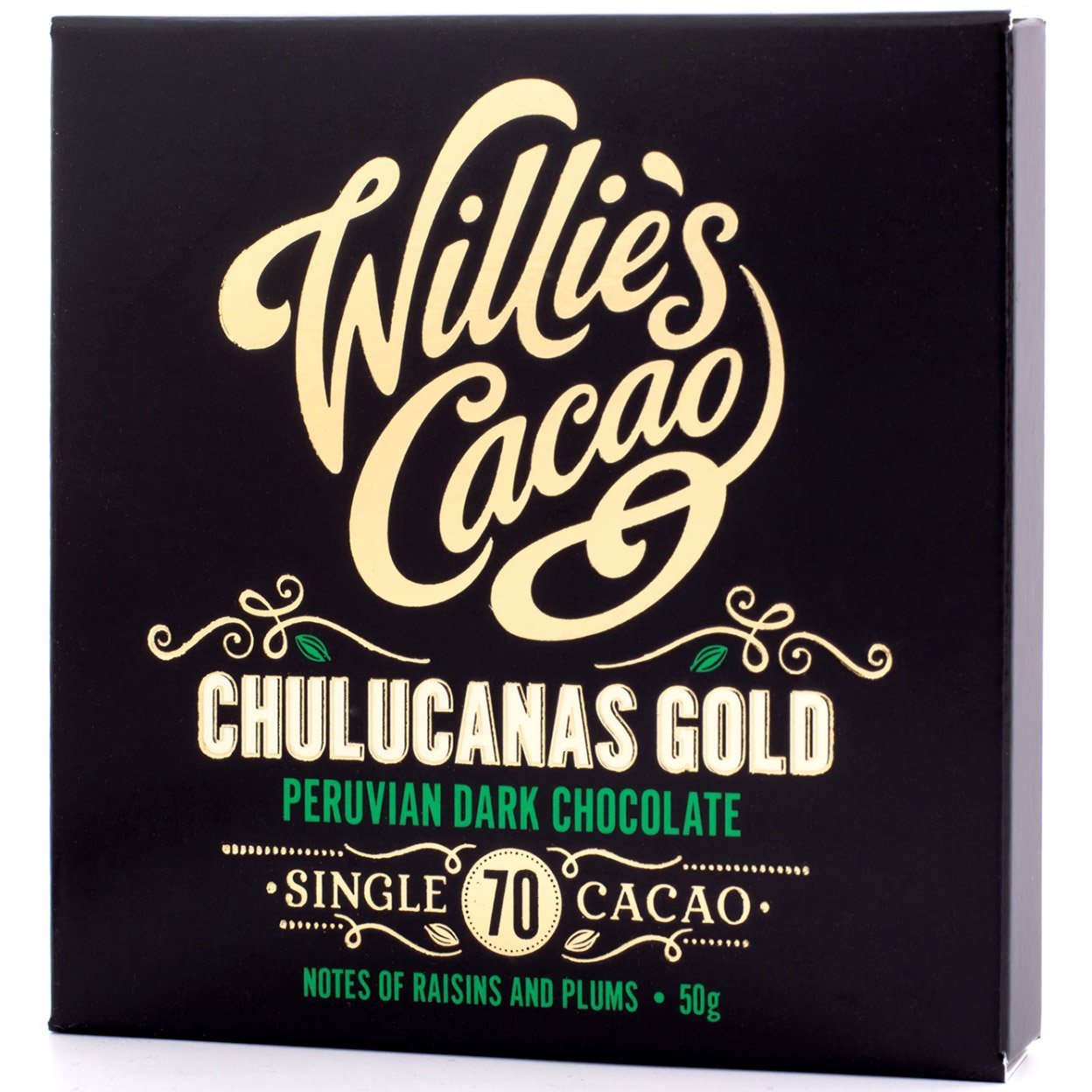 Шоколад чорний Willie's Cacao Chulucanas Gold Peru 70% 50 г (814631) - фото 1