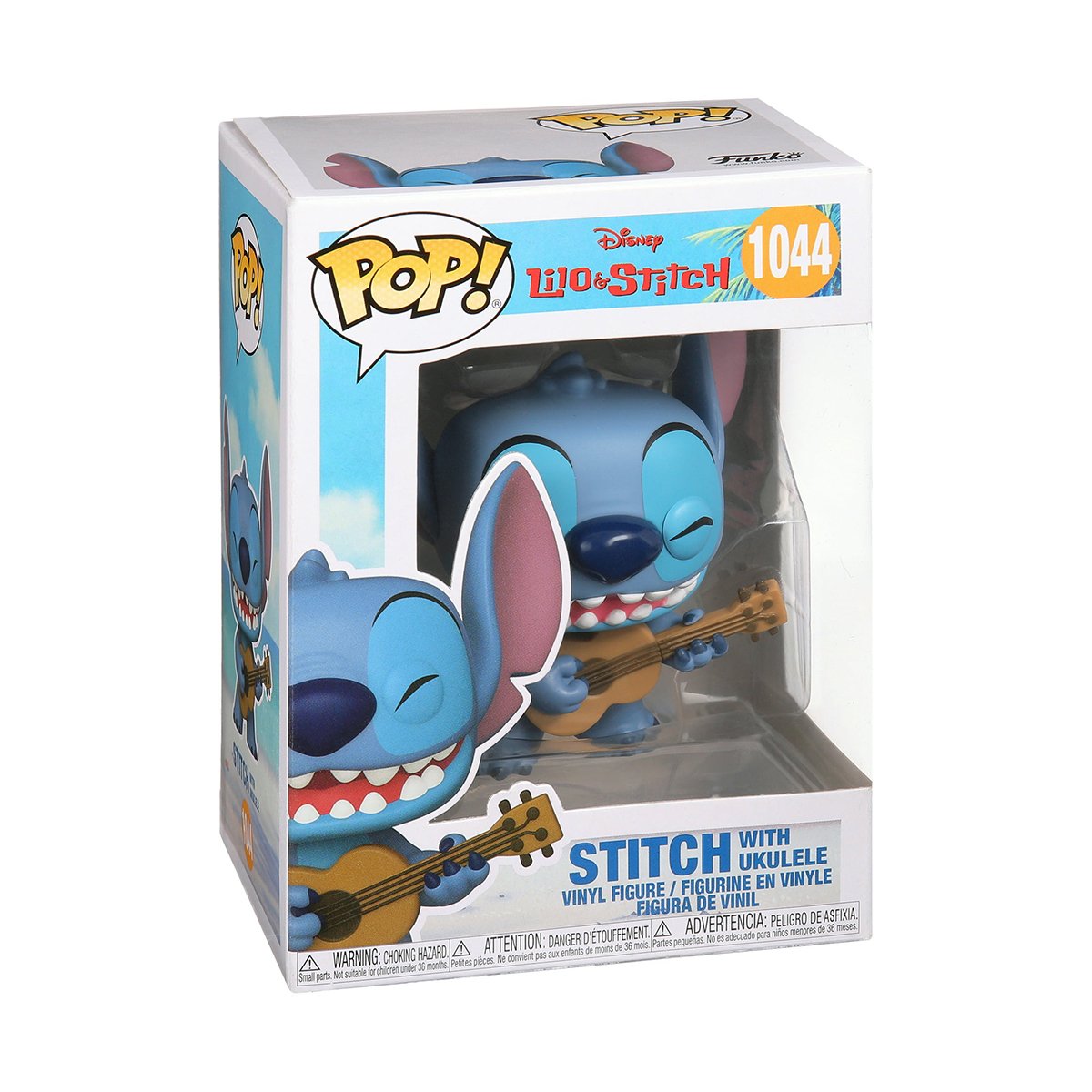 Игровая фигурка Funko Pop Lilo & Stitch Стич с укулеле 9.6 см (55615) - фото 4