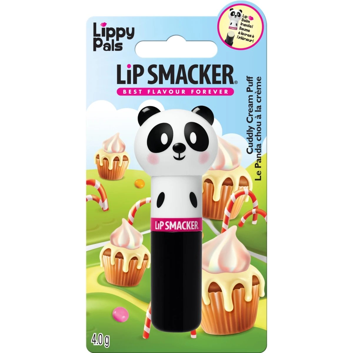 Бальзам для губ Lip Smacker Lippy Pals Panda Cuddly Cream Puff 4 г (459518) - фото 3