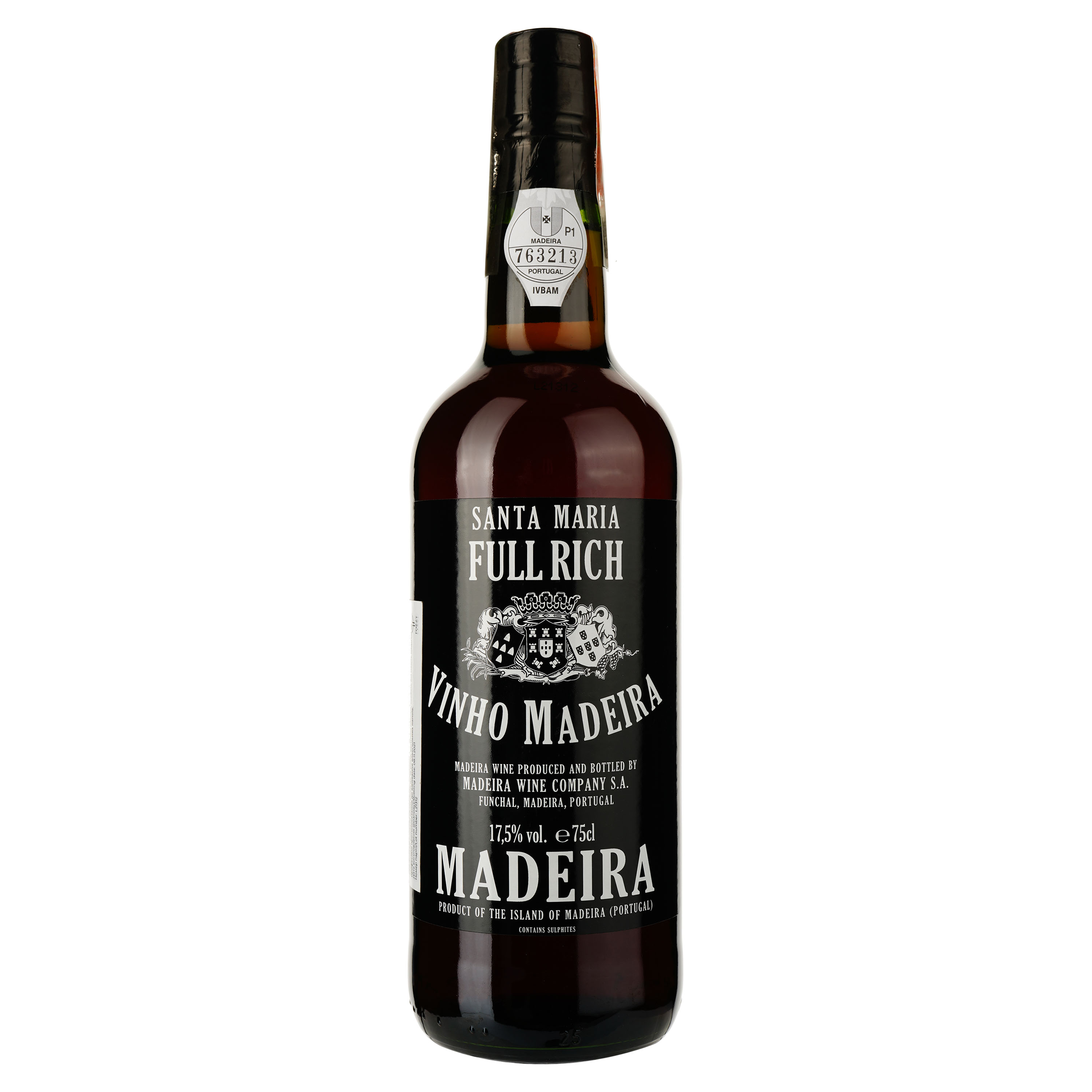 Вино крепленое Santa Maria Madeira 3 YO Full Rich, красное, сладкое, 17,5%, 0,75 л (780007) - фото 1