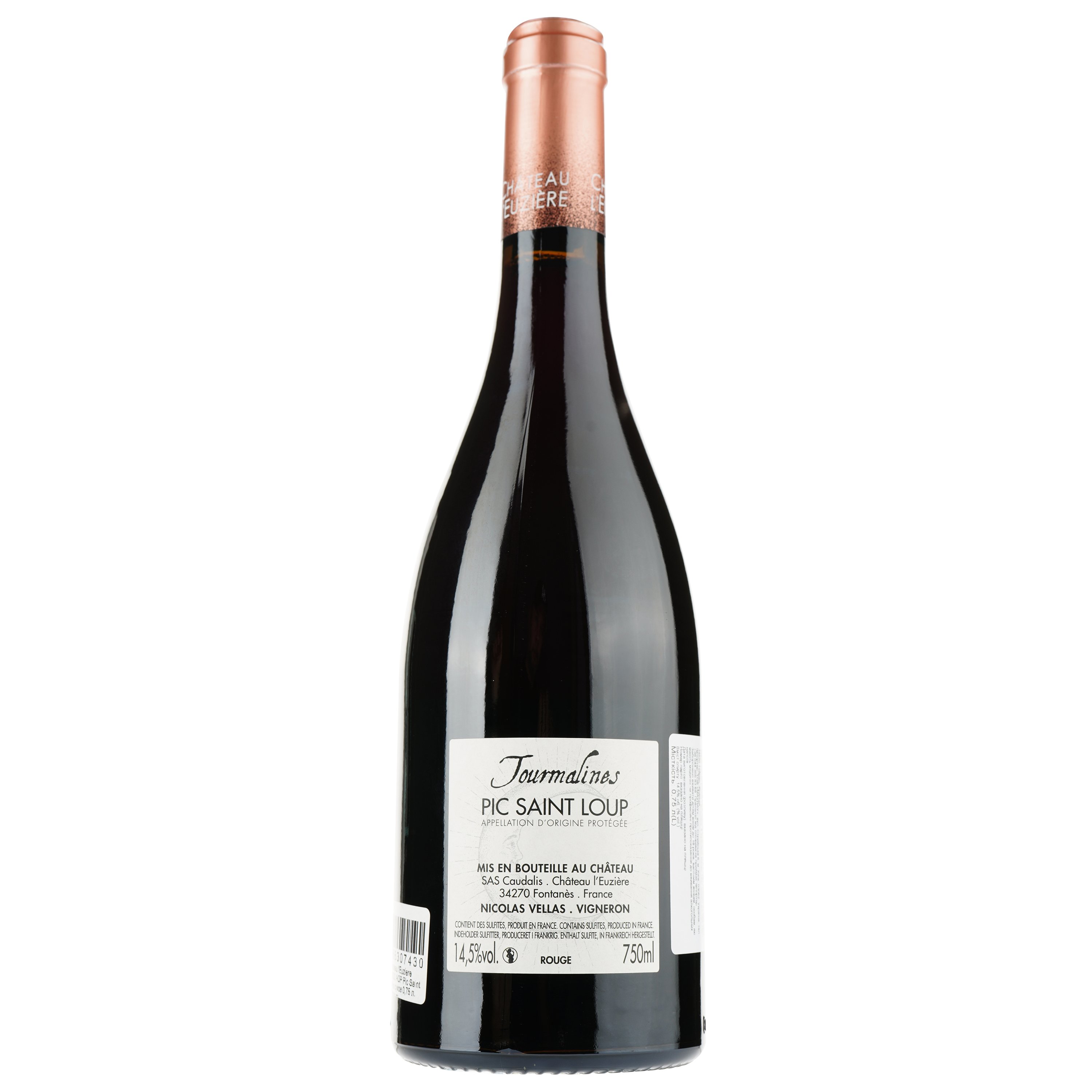 Вино Chateau l'Euziere Tourmaline 2020 Pic Saint Loup AOP, красное, сухое, 0,75 л - фото 2