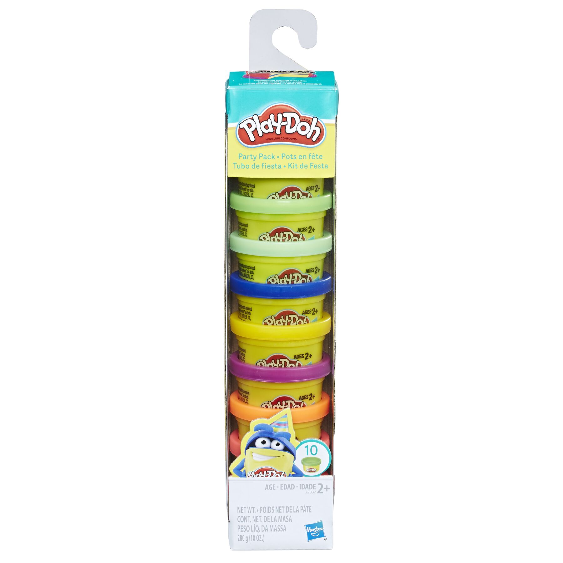 Набор массы для лепки Hasbro Play-Doh, 10 баночек по 28 г (22037) - фото 1