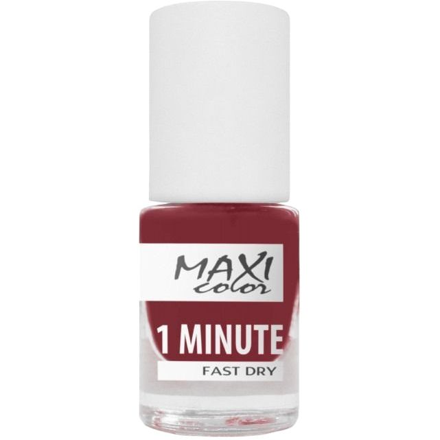 Лак для ногтей Maxi Color 1 Minute Fast Dry тон 052, 6 мл - фото 1