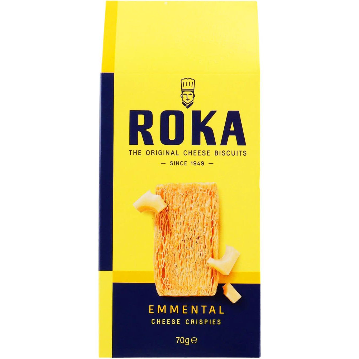 Печиво Roka Emmental листкове з сиром 70 г (877848) - фото 1