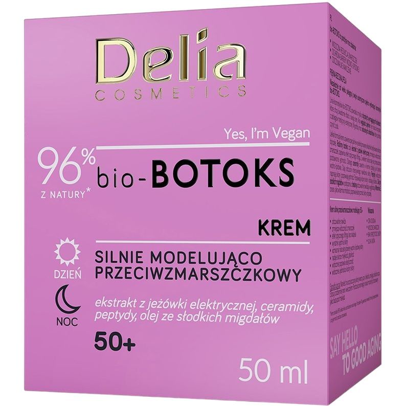 Крем для лица Delia Cosmetics bio-BOTOKS Intense Anti-Wrinkle And Contour Modelling 50+ 50 мл - фото 1