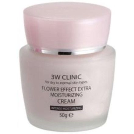 Крем для обличчя 3W Clinic Flower Effect Extra Moisture Cream зволожуючий 50 мл - фото 1