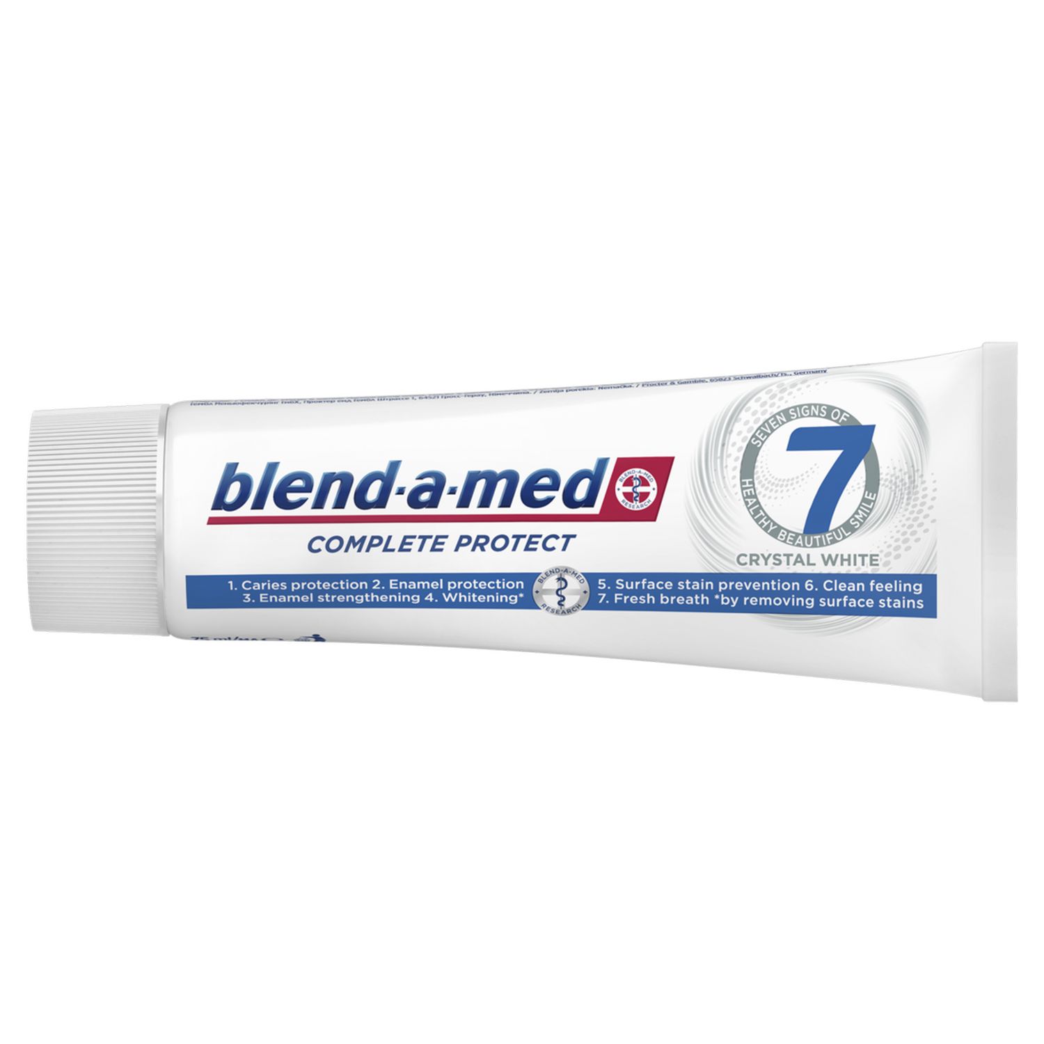 Зубная паста Blend-a-med Complete Protect 7 Кристальная белизна 75 мл - фото 2